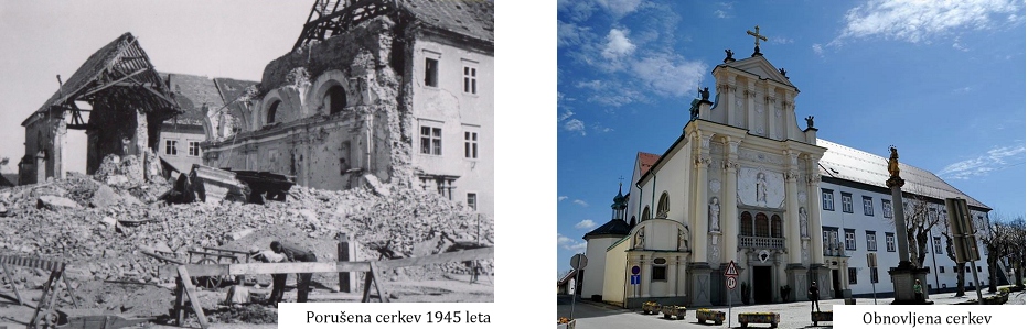 cerkev porusena in danes